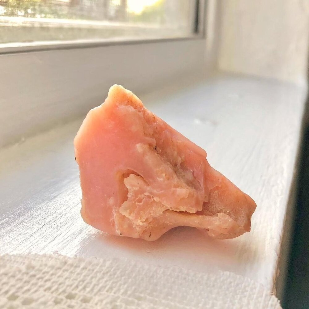 Raw Pink Opal Stone 💗